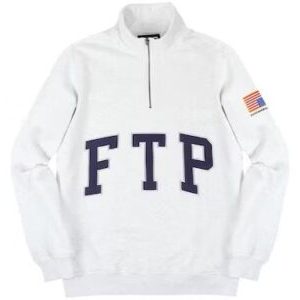 FTP Arch Quarter Zip White Jacket