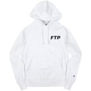 FTP Champion Reverse Weave Hoodie White