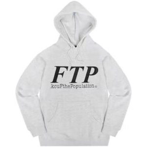 FTP OG Logo Pullover Hoodie Grey